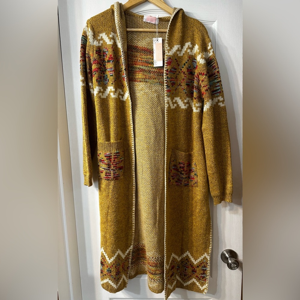 Hooded Sweater Cardigan